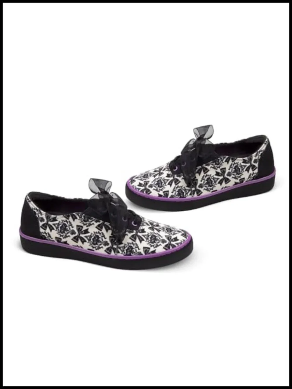 Artistic Printed Sneakers, Lace-Up, Cushioned Removable Insole, Non-Marking Sole